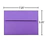 JAM Paper A7 Colored Invitation Envelopes, 5 1/4" x 7 1/4", Violet Purple Recycled, Bulk 1000/Carton (80278B)~#|#~m007049321_sc7