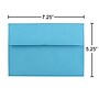 JAM Paper A7 Colored Invitation Envelopes, 5.25 x 7.25, Blue Recycled, Bulk 1000/Carton (54093B)~#|#~m007049341_sc7