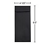 JAM Paper #10 Policy Business Envelopes, 4.125 x 9.5, Black Linen, Bulk 1000/Carton (V01218B)~#|#~m007049383_sc7