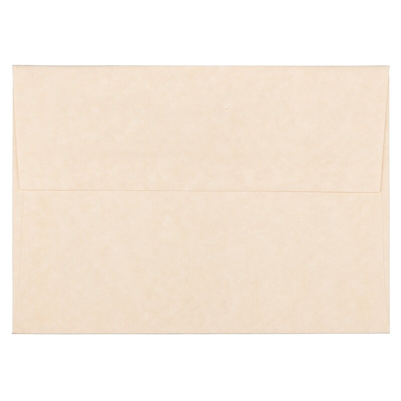 JAM Paper A6 Parchment Invitation Envelopes, 4.75 x 6.5, Natural Recycled, Bulk 250/Box (34926H) image 1