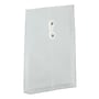 JAM Paper Plastic Filing Envelope with Button & String Closure, Clear, 12/Pack (472B1CL)~#|#~m007049502_sc7