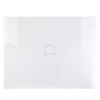 JAM Paper Plastic Portfolio Case with Circular Tuck Flap Closure, Clear Frost, 24/Carton (3788B)~#|#~m007049785_sc7