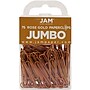 JAM Paper Jumbo Paper Clip, Rose Gold, 3 Packs of 75 (21832059B)~#|#~m007050524_sc7