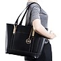 McKlein Genuine Leather Tote Bag, Black (97715)~#|#~m007052698_sc7