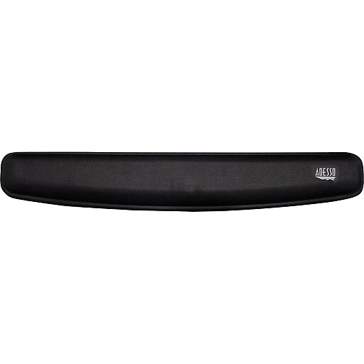 Adesso NonSkid Memory Foam Keyboard Wrist Rest, Black (TRUFORM P300