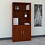 Bush Business Furniture Westfield 73"H 5-Shelf Bookcase with Adjustable Shelves, Hansen Cherry Laminated Wood (SRC103HC)~#|#~m007060429_sc7