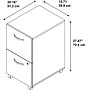 Bush Business Furniture Westfield 2-Drawer Mobile Vertical File Cabinet, Letter/Legal Size, Lockable, Mocha Cherry (WC12952)~#|#~m007060476_sc7