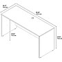 Bush Business Furniture Westfield 60"W Credenza Desk, Mocha Cherry (WC12961)~#|#~m007060479_sc7