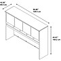 Bush Business Furniture Westfield 60"W Desktop Hutch, Hansen Cherry (WC24462K)~#|#~m007060481_sc7