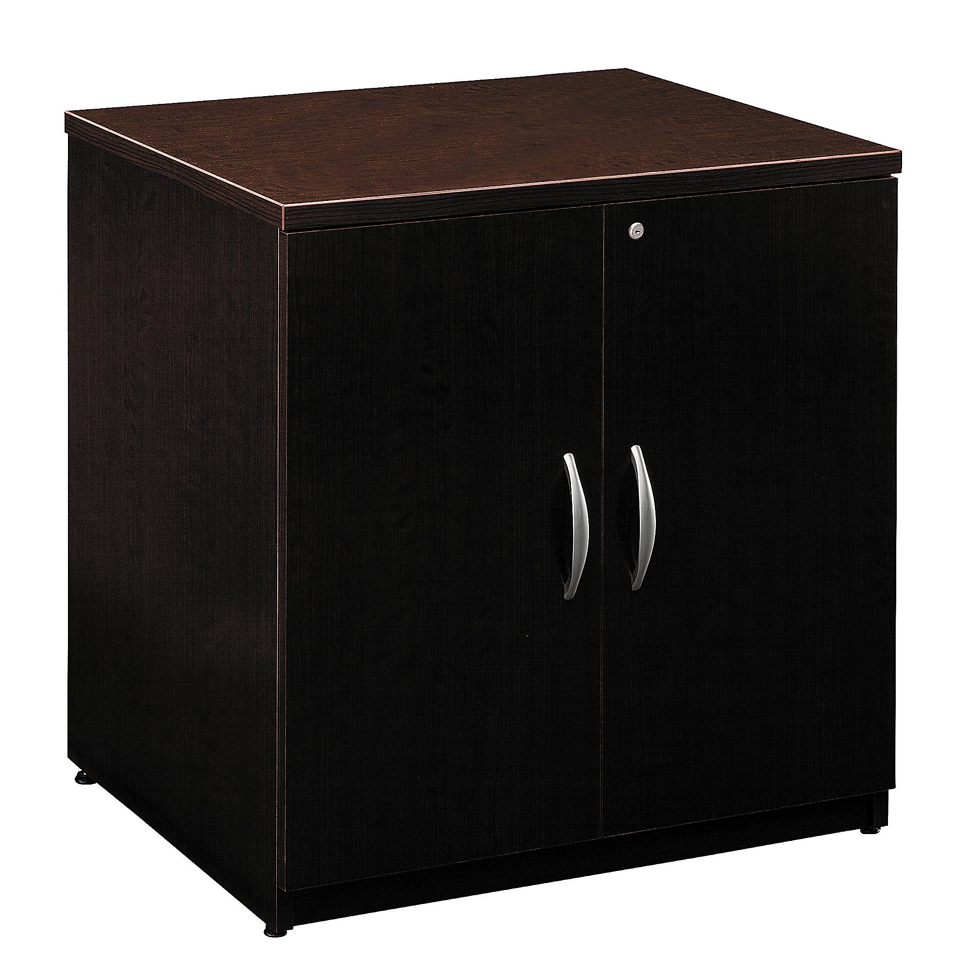 Bush Business Furniture Westfield 30″H Storage Cabinet, Mocha Cherry (WC12996A) Sansujyuku sansujyuku.com