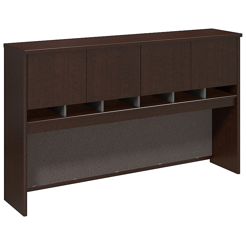 Bush Business Furniture Westfield 72"W 4 Door Hutch, Mocha Cherry (WC12977K) image 1