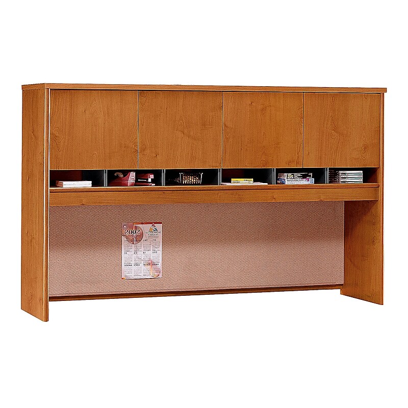 Bush Business Furniture Westfield 72"W Desktop Hutch, Natural Cherry (WC72477K) image 1