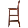 Winsome Wood Ladder Back Bar Stool, Antique Walnut, 2/Set (94249)~#|#~m007065582_sc7