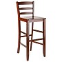 Winsome Wood Ladder Back Bar Stool, Antique Walnut, 2/Set (94249)~#|#~m007065584_sc7