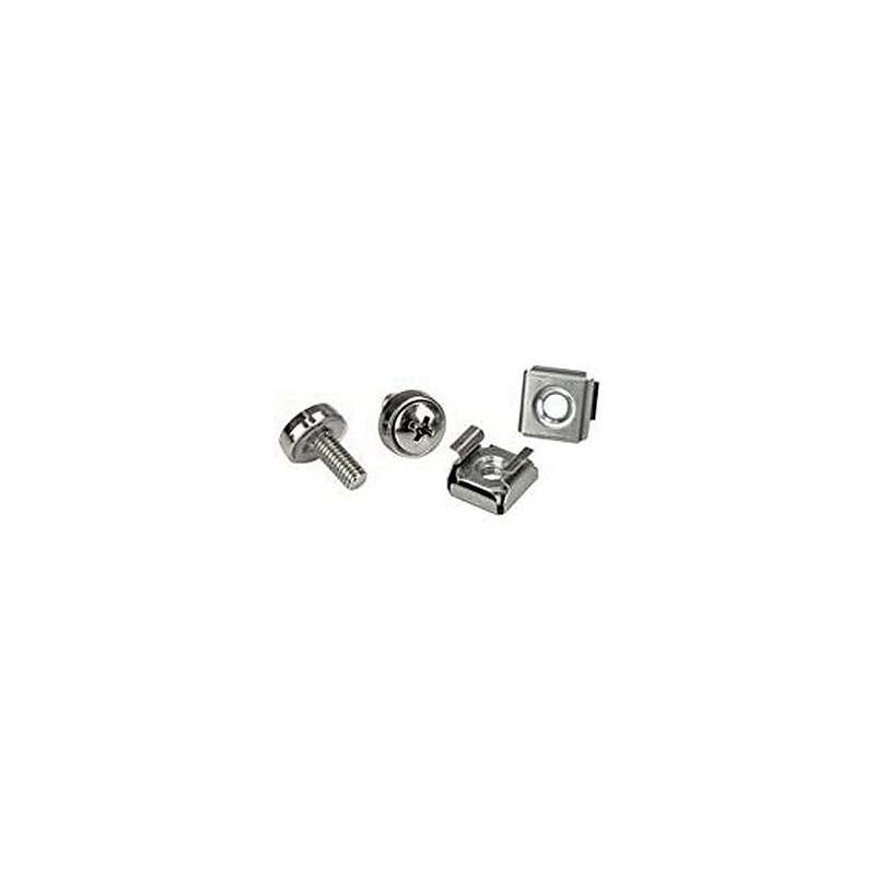 StarTech.com® Rack Screws and Cage Nuts, 20/Pack (CABSCRWM520) image 1