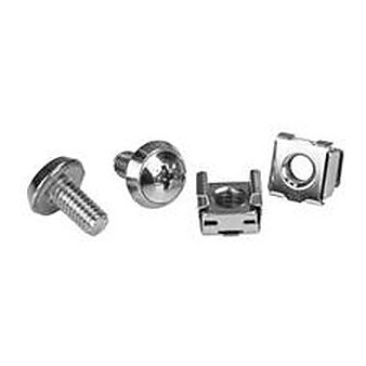 StarTech.com® Rack Screws and Cage Nuts, 20/Pack (CABSCRWM620)