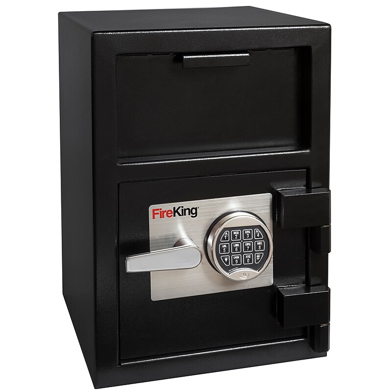 FireKing® Depository Security Safe with Keypad , 1.73 Cu.Ft. (SB2014-BLEL) image 1
