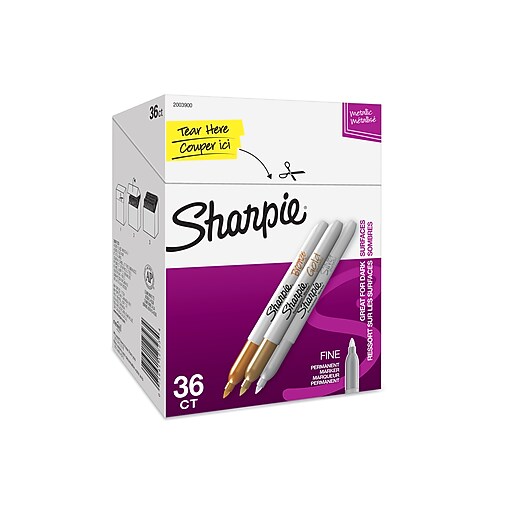 Shop Staples for Sharpie Metallic Permanent Markers, Fine Point
