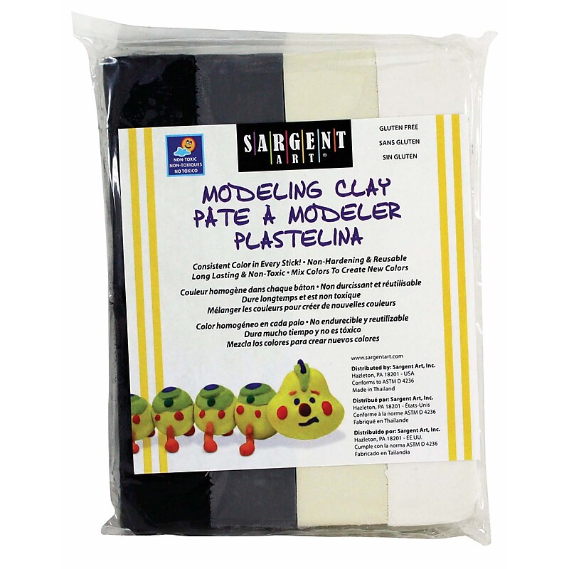 Sargent Art® Modeling Clay, Natural Colors, 1lb (SAR224007) image 1