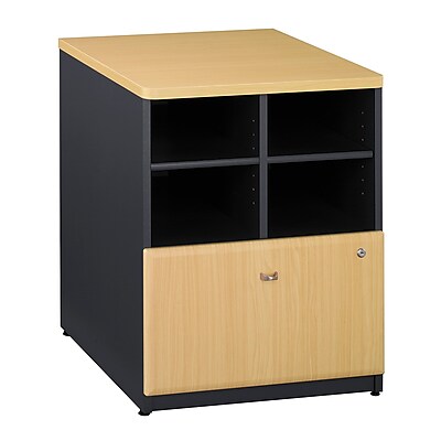 Bush Business Furniture Cubix 24w Storage Cabinet Beech Wc14323p