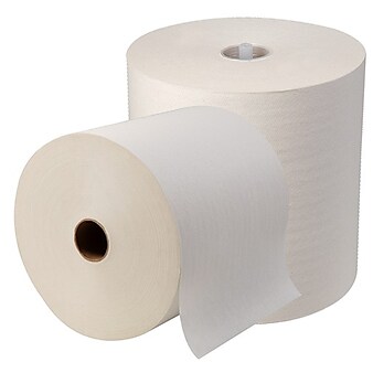 Georgia-Pacific Sofpull High-Capacity Hardwound Paper Towel, 1-Ply, White, 1000'/Roll, 6 Rolls/Carton (26470)