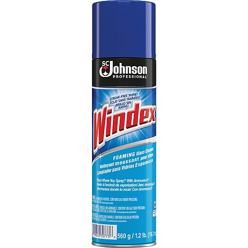 Shop Staples for Windex Professional Foam Glass Cleaner, Foam Spray, 0.