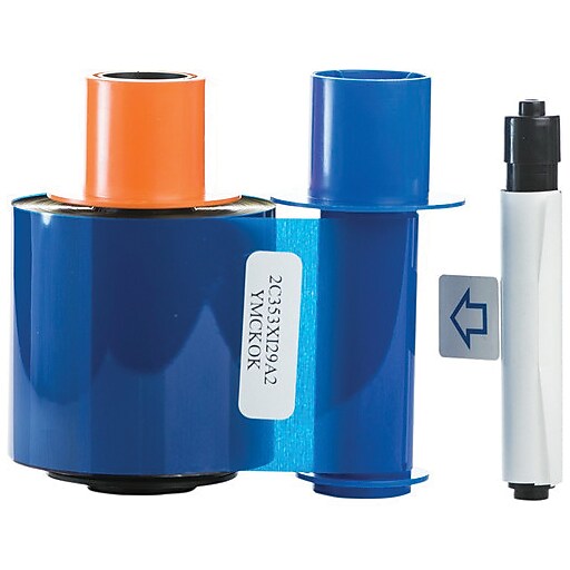 Fargo Full Color Ribbon for DTC4500 ID Card Printers , YMCKOK (45210