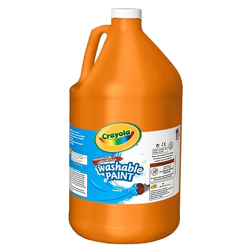 Shop Staples for Crayola® Artista II® 128 oz. Washable Paint, Orange