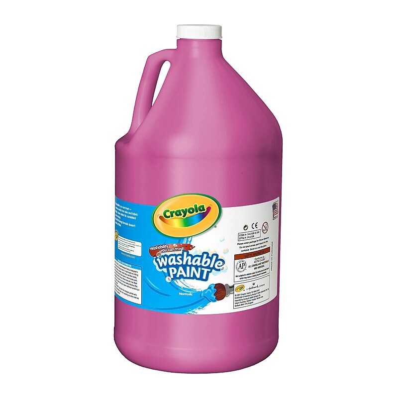 Crayola  Washable Paints Magenta,  128 oz.,  (54-2128-069) image 1