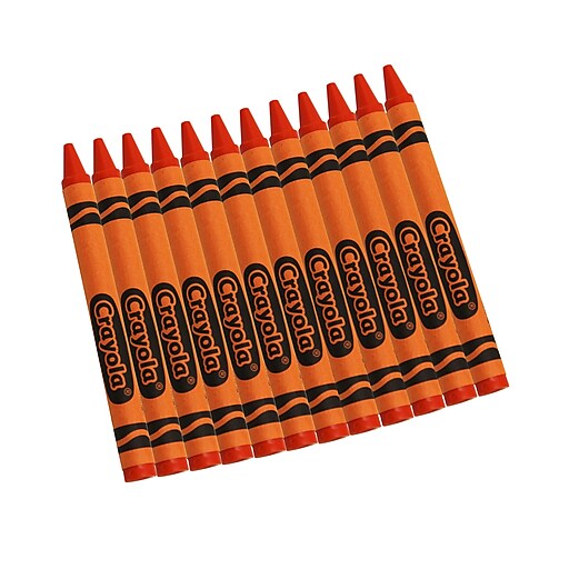 Shop Staples for Crayola Bulk Crayons 12ct Orange (BIN520836036). Sold