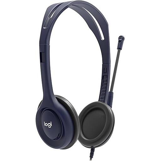 Logitech Stereo Headset, OvertheHead, Midnight Blue (981000733) at