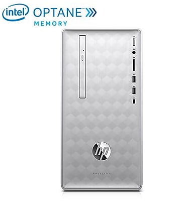 HP Pavilion Desktop 590-p0086 Desktop Computer with 8th Gen Intel i7, 24GB RAM, 1TB HDD