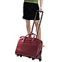 McKlein WILLOWBROOK Leather Briefcase, Laptop Compatible, Rolling, Red (94986)~#|#~m007104271_sc7