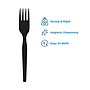 Dixie Ultra SmartStock Series-O Plastic Fork Refills, Medium-Weight, Black, 960/Carton (SSF51)~#|#~m007106189_sc7