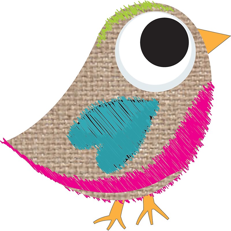 Magnetic Whiteboard Erasers, Burlap Scribble Tweet image 1