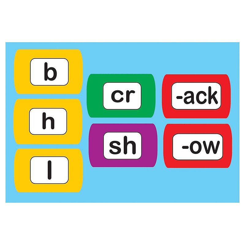 Ashley Productions Die-Cut Magnetic Foam Word Chunking, 100 Pieces (ASH40007) image 1