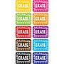 Ashley Chalk Design Mini Whiteboard Erasers, Lightweight, Multicolor, 10/Pack~#|#~m007107841_sc7