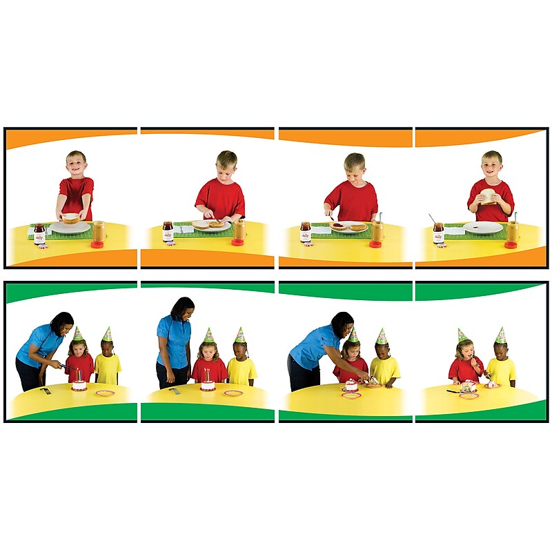 Carson Dellosa Learning to Sequence 4-Scene Card Game (CD-140089) image 1