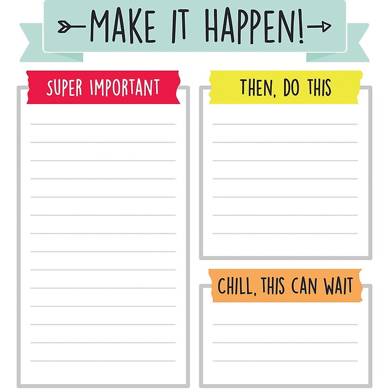 Aim High Notepad, 50 Sheets Per Pad (CD-151298) image 1