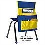 Carson Dellosa Canvas Chairback Buddy Storage Pocket Chart, Blue/Yellow (CD-158036)~#|#~m007109799_sc7