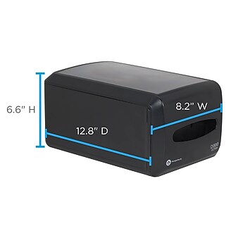 Dixie Ultra Countertop Interfold Napkin Dispenser, Black (54510A)