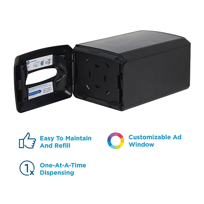 Dixie Ultra Countertop Interfold Napkin Dispenser, Black (54510A