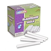 Chenille Kraft Chalk, White, 60/Box, 12 Boxes/Pack (CK-1760-12)