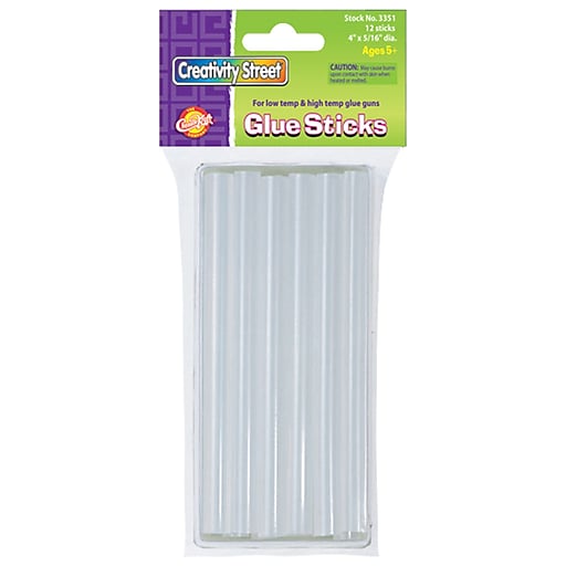 Chenille Kraft Kraft Refill Glue Sticks, 2.12 oz., 6/Pack (CK3351