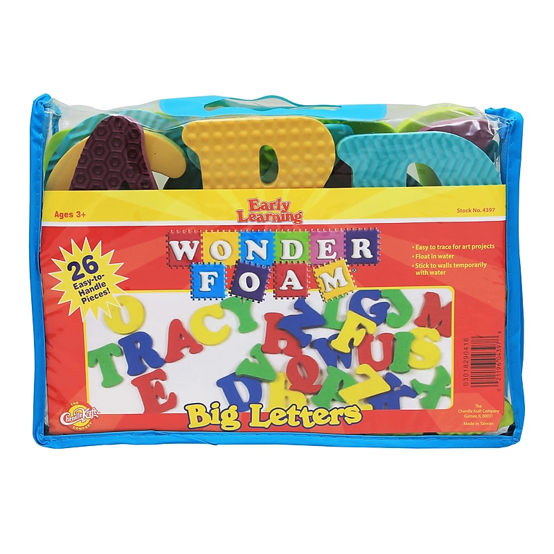 Chenille Craft WonderFoam Big Letter, 26/Set, 2 Sets/Bundle image 1