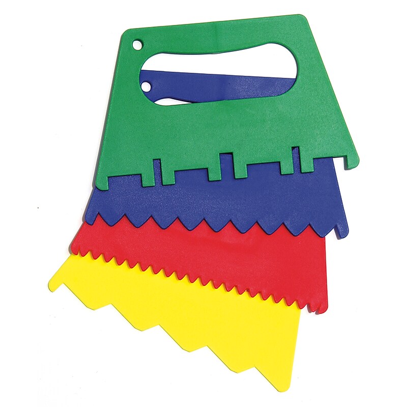 Paint Scrapers, 4 Designs, 5" wide, 4/pkg image 1