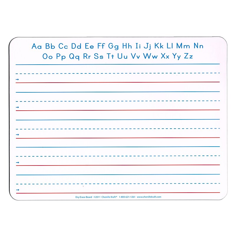 Pacon Writing Dry-Erase Whiteboard, 9" x 12" (CK-987710) image 1