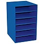 Pacon Classroom Keepers Corrugated 6-Shelf Organizer, 17.8" x 13.5" x 12", Blue (PAC001312)~#|#~m007111517_sc7