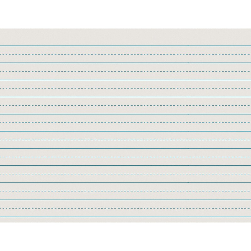 Pacon Alternate Dotted Ruled Newsprint, 3/4" Ruling, 500 Sheets image 1