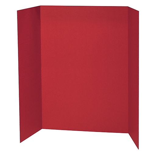 PAC3770 Presentation Board, 48 inch x 36 inch, Red by Pacon, Size: One Size